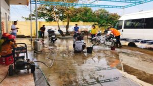 rủi ro khi kinh doanh rửa xe